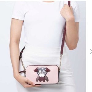 Kate Spade Pink and Brown Crossbody Bag
